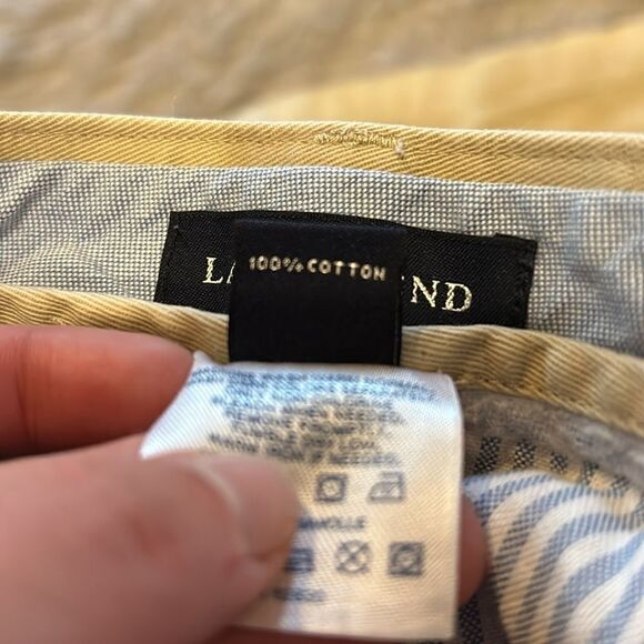 Lands‎ end men’s khaki cotton shorts size 33 - Picture 4 of 6